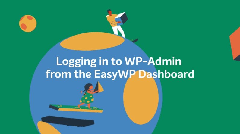 EasyWP Dashboard Overview - Logging into WP-Admin
