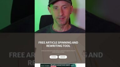 FREE ARTICLE SPINNING AND REWRITING TOOL (Yes FREE)