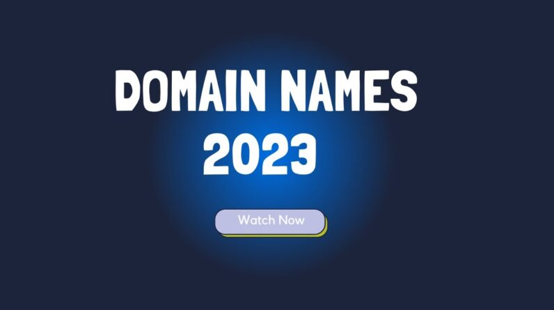 Whats going on with domain names in 2023 ?