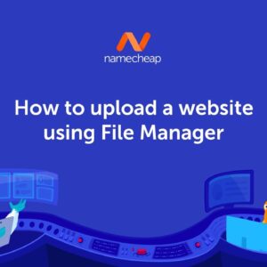 How to upload a website using File Manager
