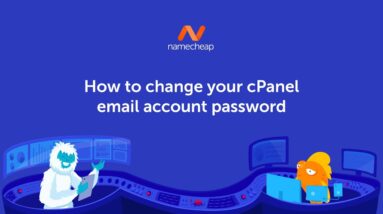 How to change your cPanel email account password